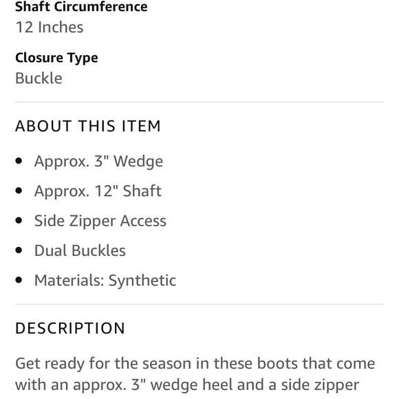 NWT. Forever Norita-68 Mid-Calf Slouch Wedge Boots. Size 7.5! - Picture 6 of 6